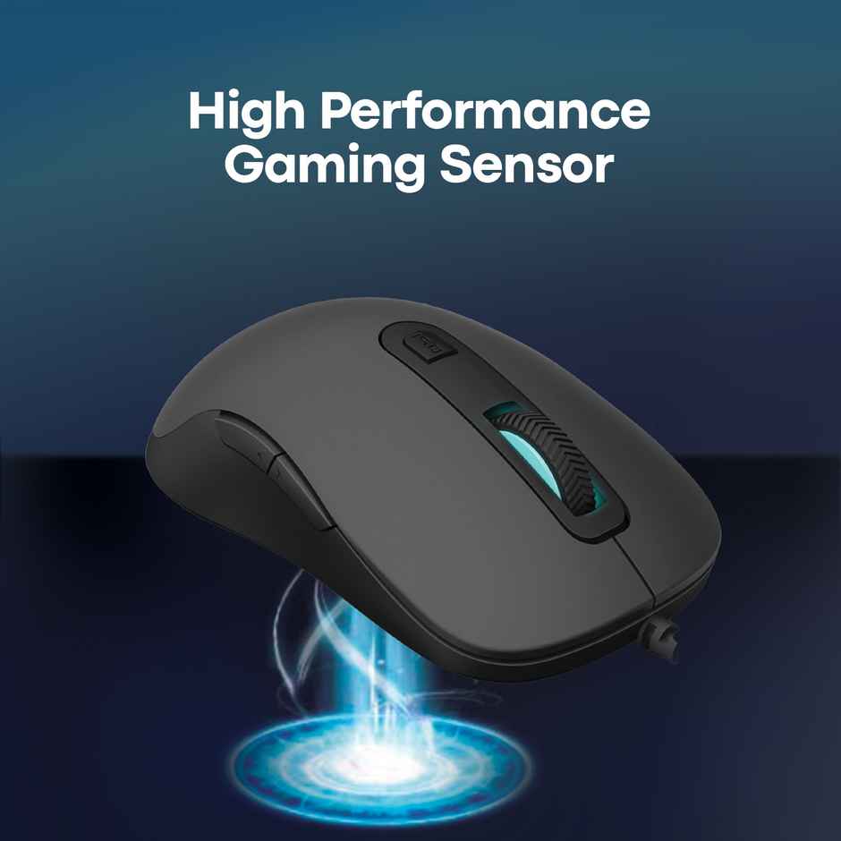 Rapoo V16RGB Gaming Mouse | 12000 DPI | 6 Programmable Buttons | Easy Plug and Play Connectivity