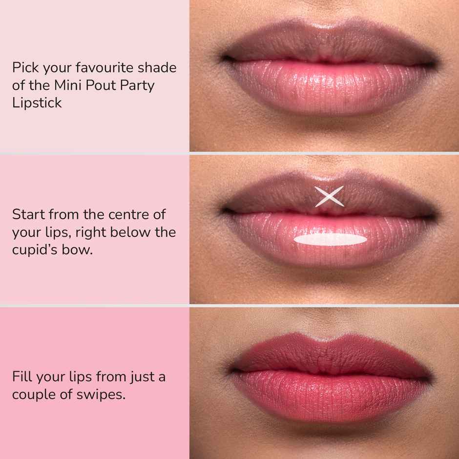 Mila Beaute Minis Pout Party Lipstick Fits All Pocket Set B