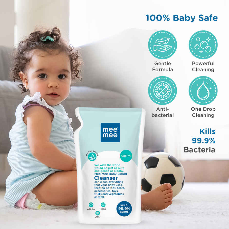 Mee Mee Anti-Bacterial Baby Liquid Cleanser Refill Pack
