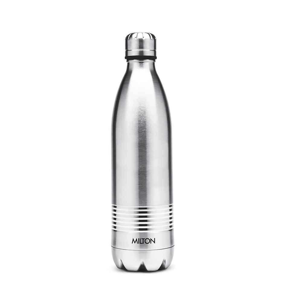 Milton Duo Dlx 500 Thermosteel Bottle | 500 ml Water Bottle | 24 Hours Hot And Cold | Silver