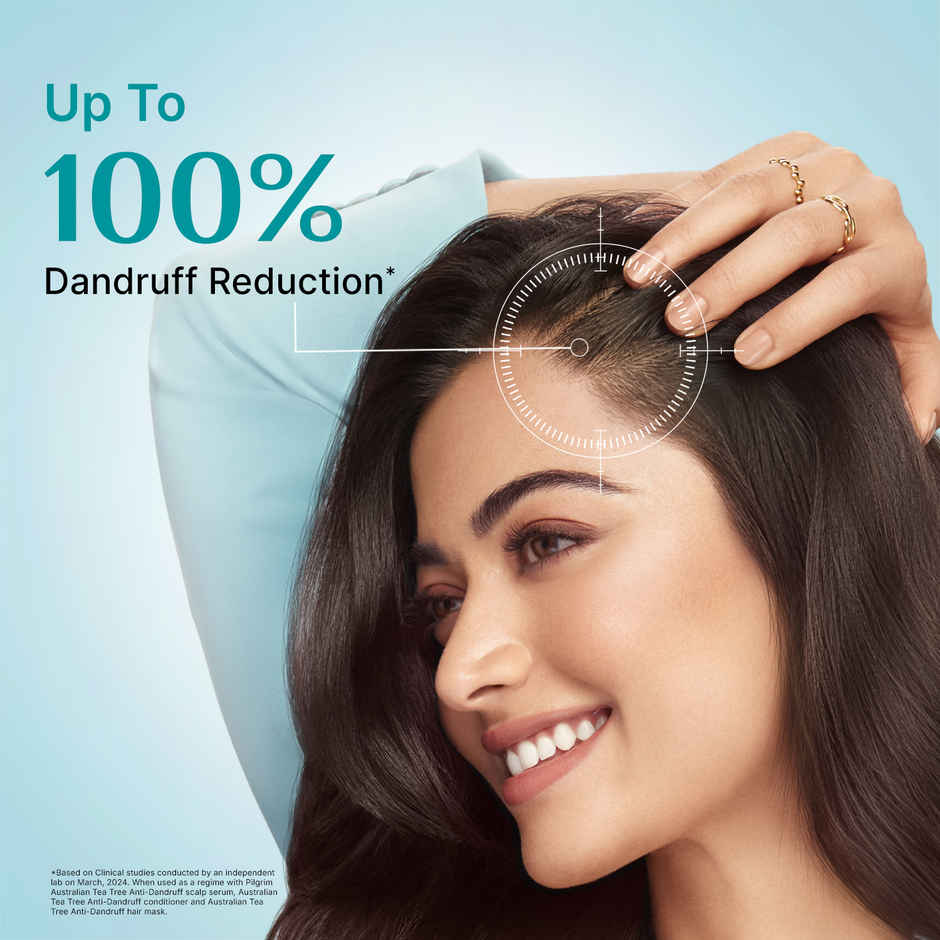 Pilgrim Tea Tree Non-Drying Anti-Dandruff Shampoo Helps remove Dandruff for Men & Women