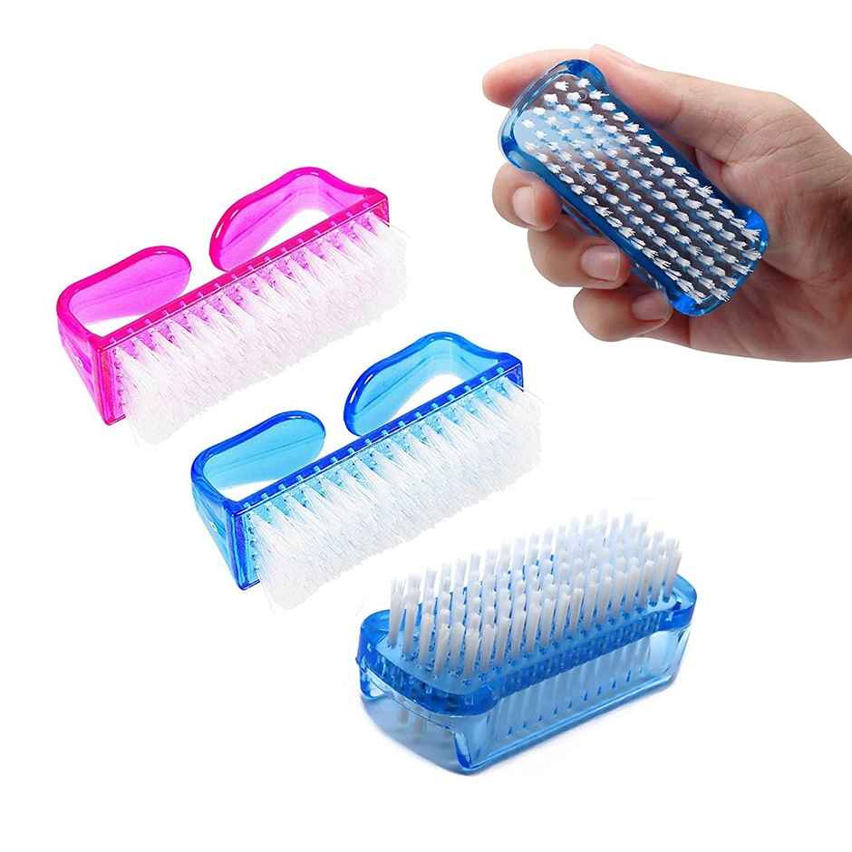 Handle Grip Nail Brush ( Set Of 3 )