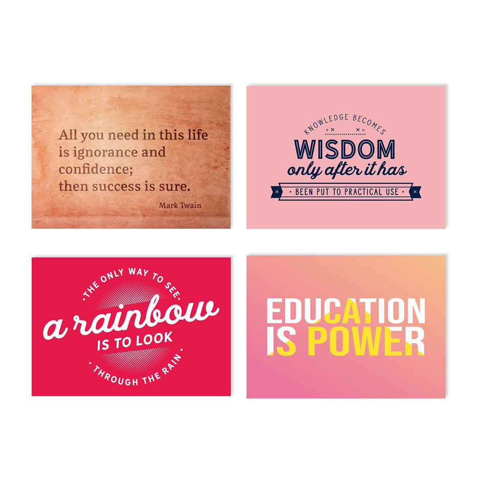 Paper Plane Design Wall Posters For Office Decor | Set of 10 | Size | 12 Inch x 18 Inch | D17