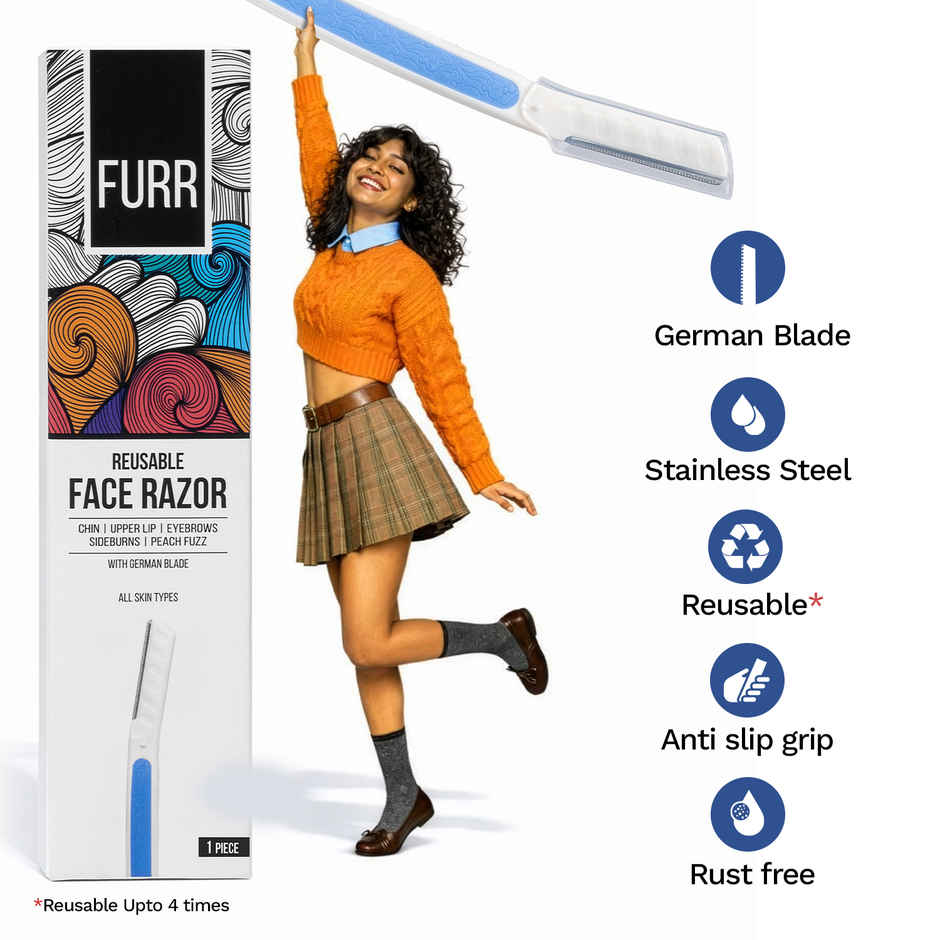 FURR By Pee Safe Reusuable German Blade Face Razor