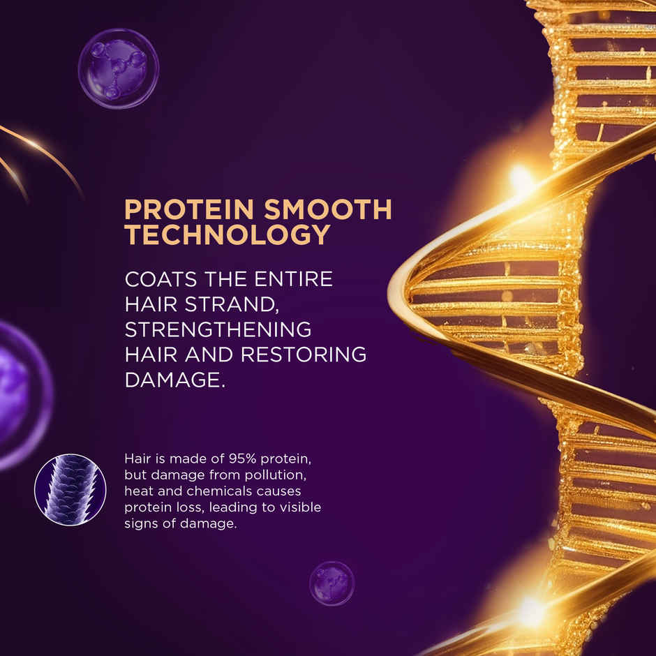 Livon Keratin Shampoo for Women & Men | Repairs Damaged Hair | Smooth & 5x Stronger Hair |340ml