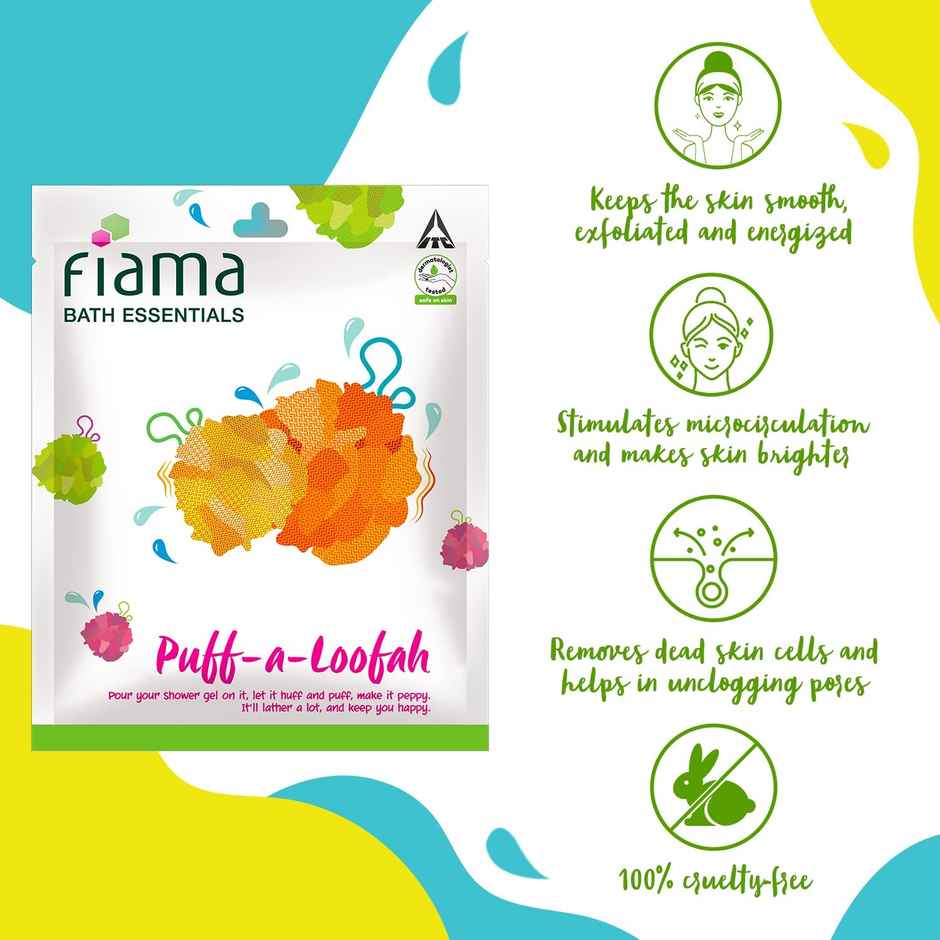 Fiama Bath Essential Puff-a-Loofah