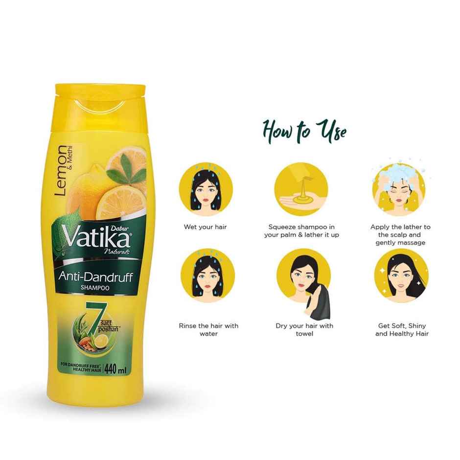 Dabur Vatika Anti Dandruff Shampoo