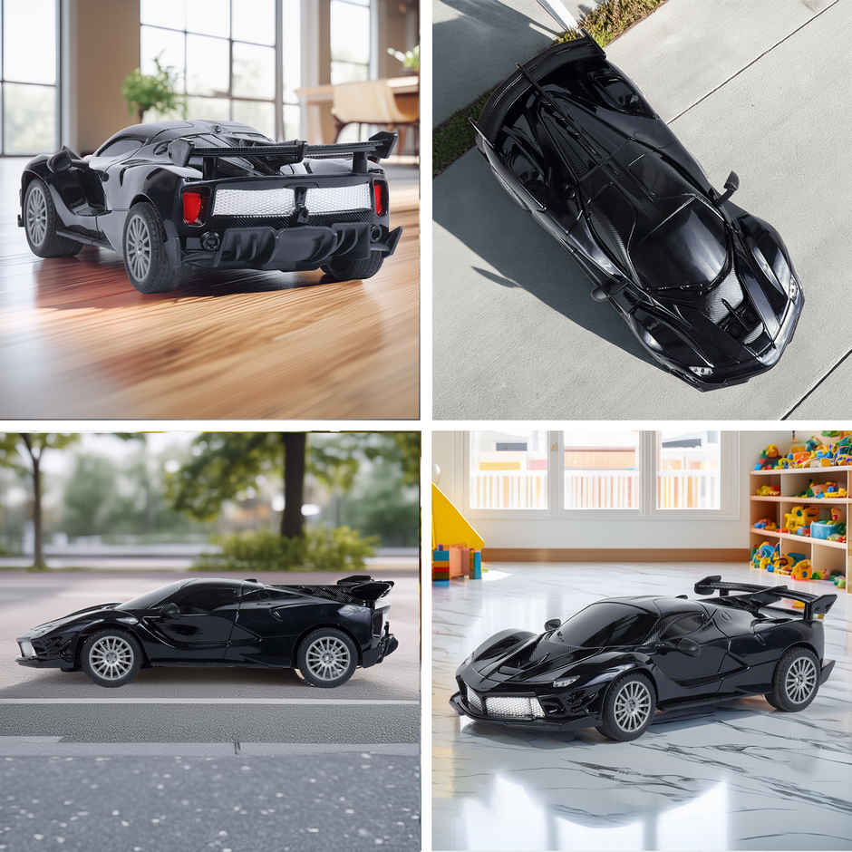 Race N Roll Hi Speed Rechargeable Remote Control Car 1:24 - Fer Black