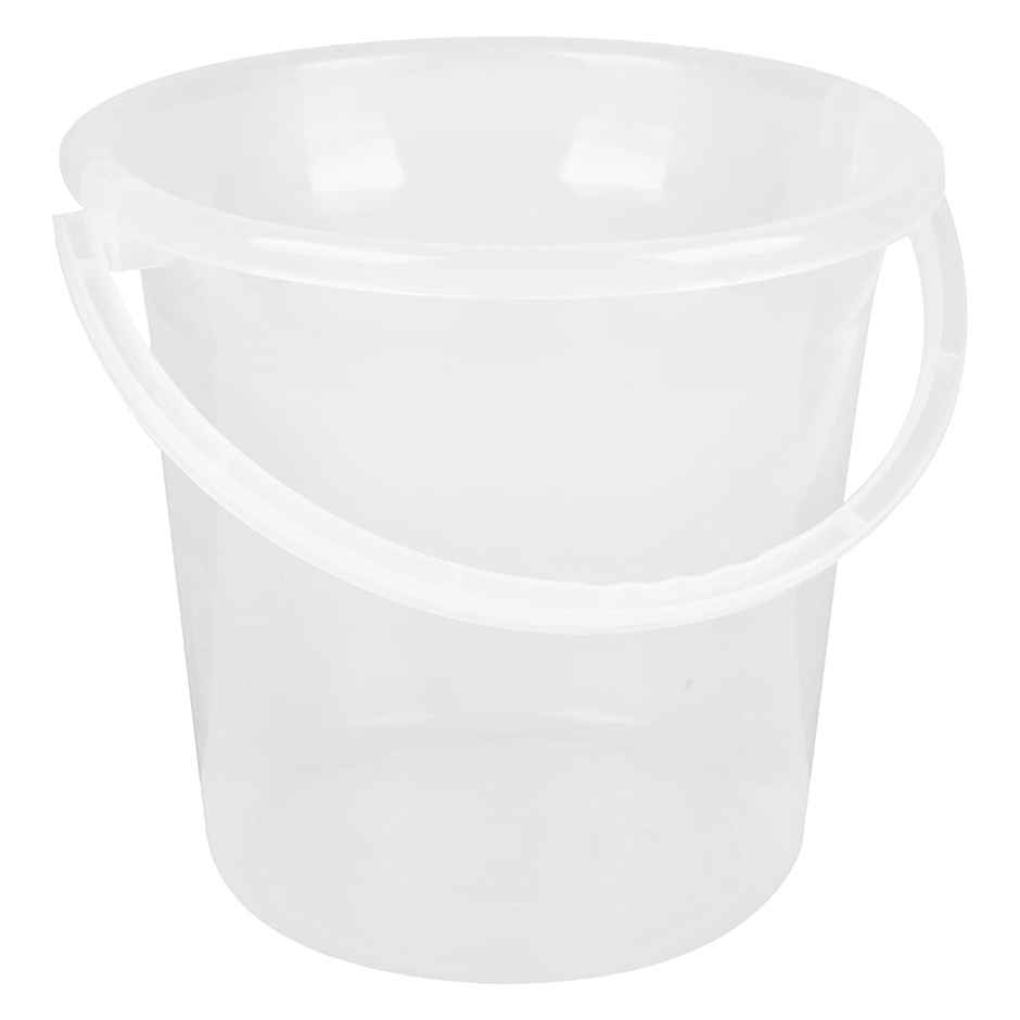 Kuber Industries Plastic Bucket for Bathroom for Bathing|18 L|Transparent