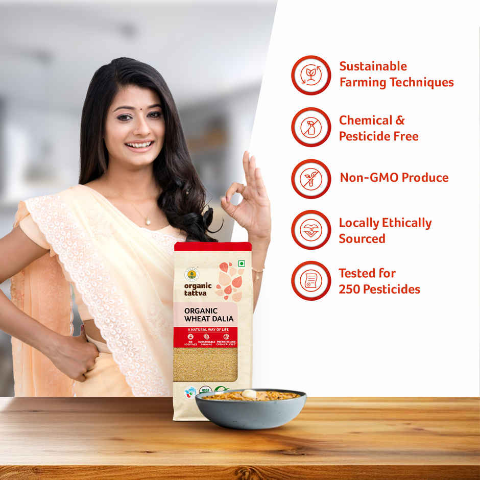 Organic Tattva Organic Wheat Dalia