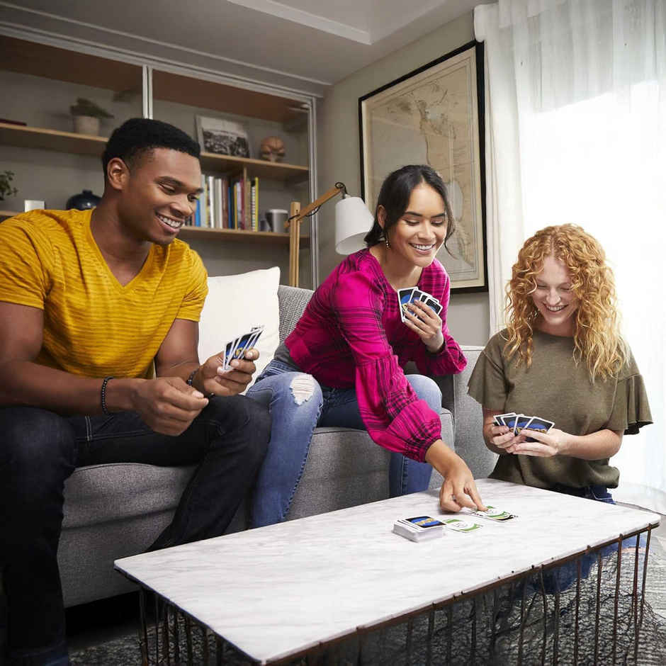 Mattel Games Dos Family Card Game With 108 Cards In A Sturdy Storage Tin Gift For 7 Year Olds And Up