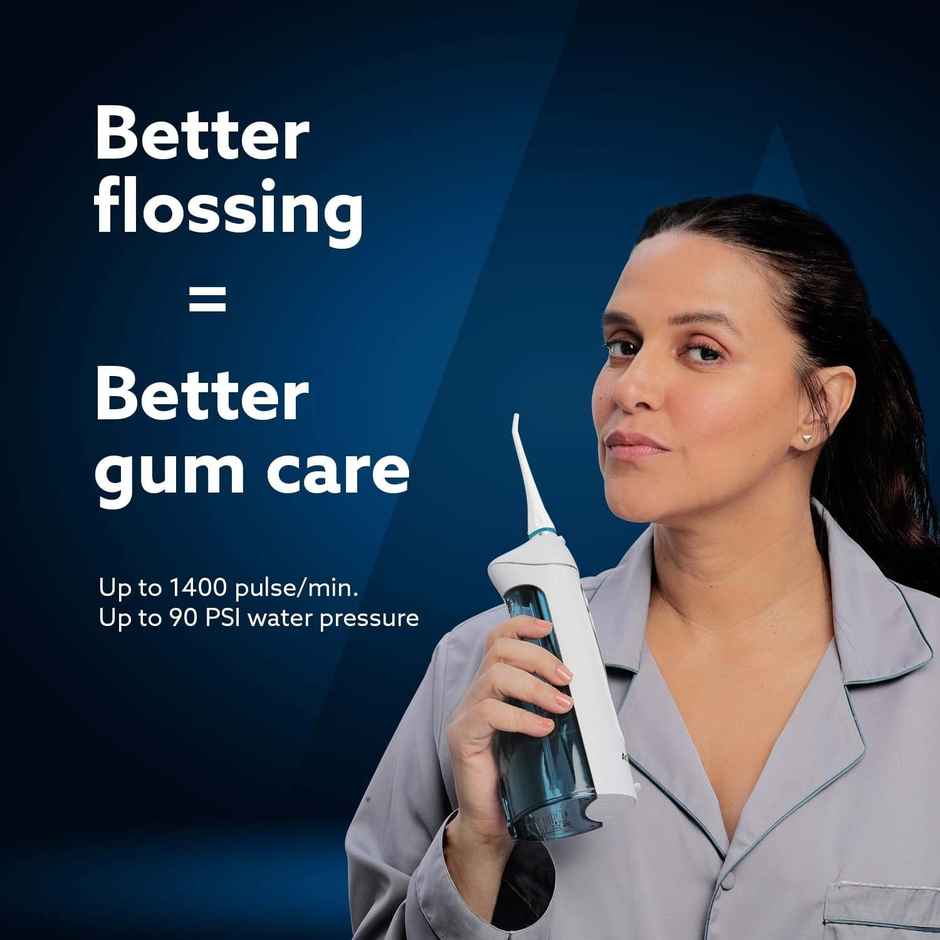 Agaro Ultra Dental Flosser For Teeth, Cordless & Rechargeable, 4 Cleaning Modes, Ipx7, 200Ml Tank