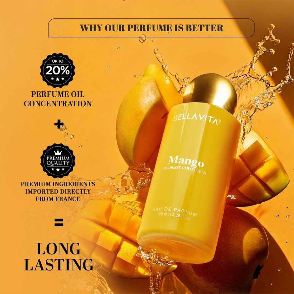 Bella Vita Mango Gourmet Collection Edp Unisex Perfume For Men And Women 100 ml