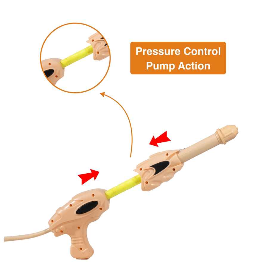 PUBG Smart Holi Water Tank Pichkari | Cream | Star