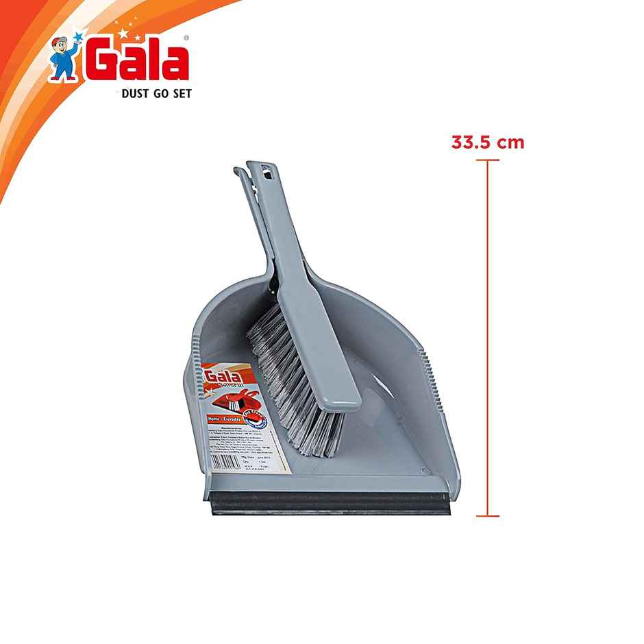 Gala Dustgo Dustpan With Brush Set | Assorted