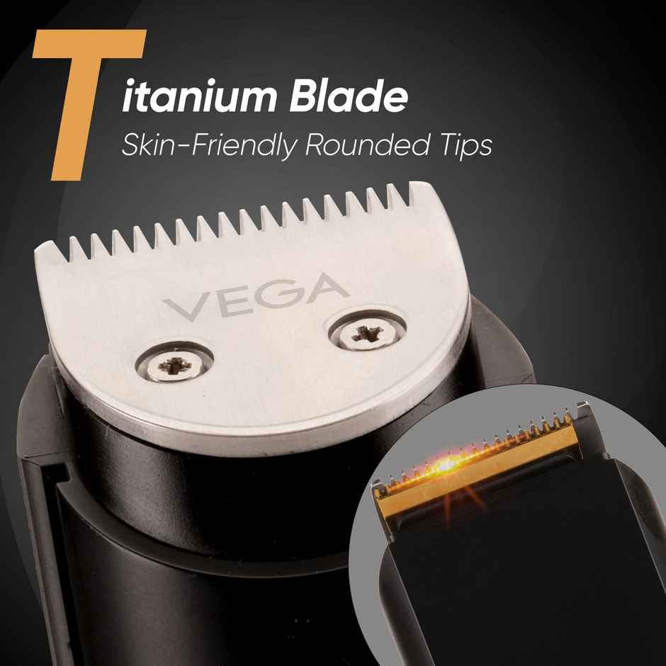 Vega SmartOne S1 Beard Trimmer for Men with 120 mins Runtime, USB Type C, IPX7 Waterproof (VHTH-30)