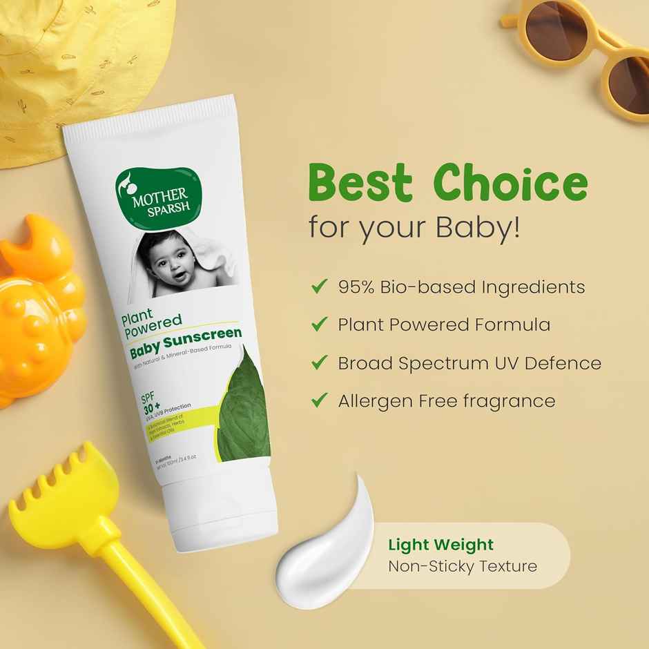 Mother Sparsh Natural Baby Sunscreen Lotion