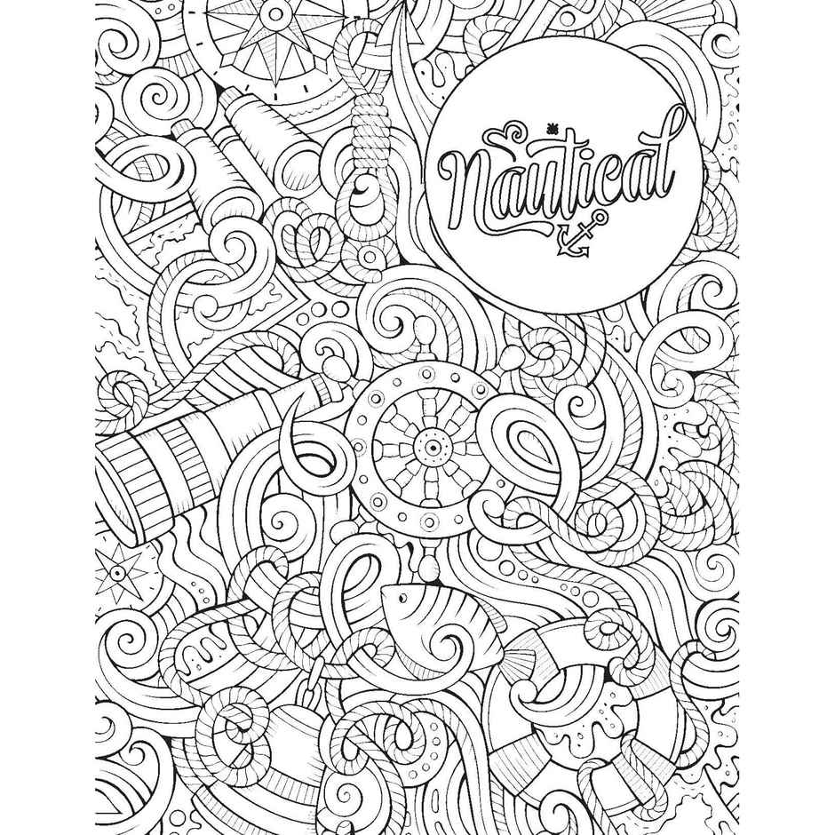 Creative Doodle Colouring Patterns | Coloring Book For Adults | Art Therapy Relaxing Colouring Book