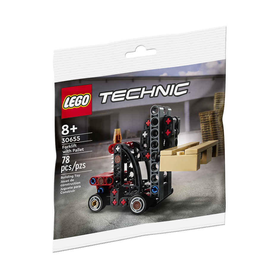 Lego Technic Forklift With Pallet Building Kit