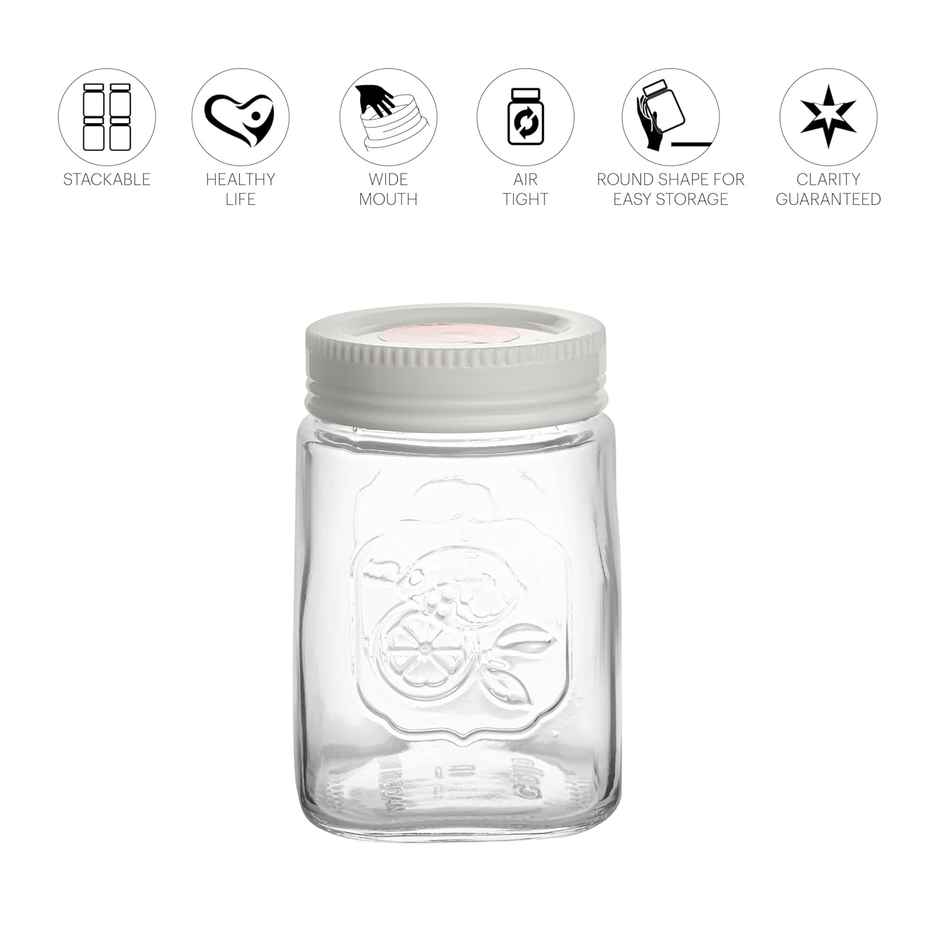 Classic Glass Storage Canister | White | CELLO