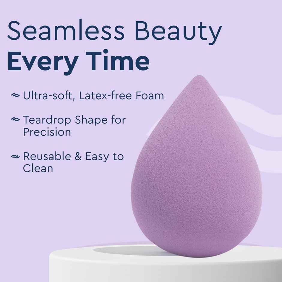 GUBB Beauty Blender Purple Pointed