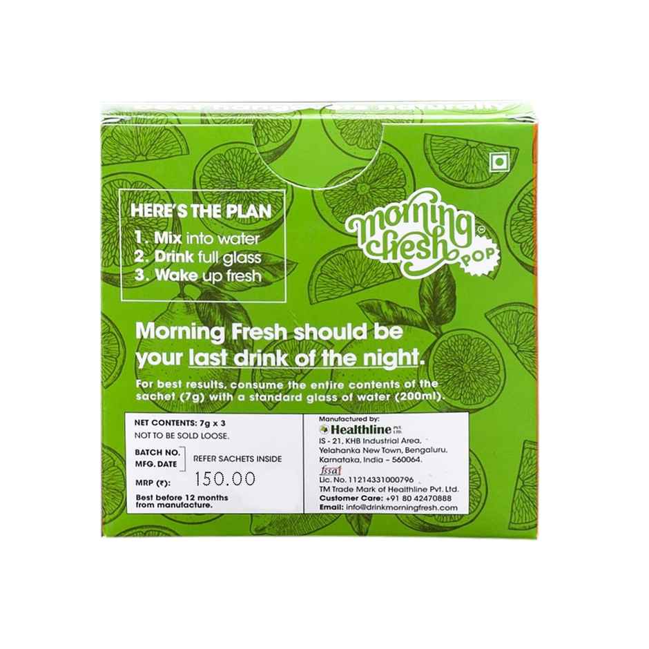 Morning Fresh Lemon Anti Hangover Instant Drink Mix