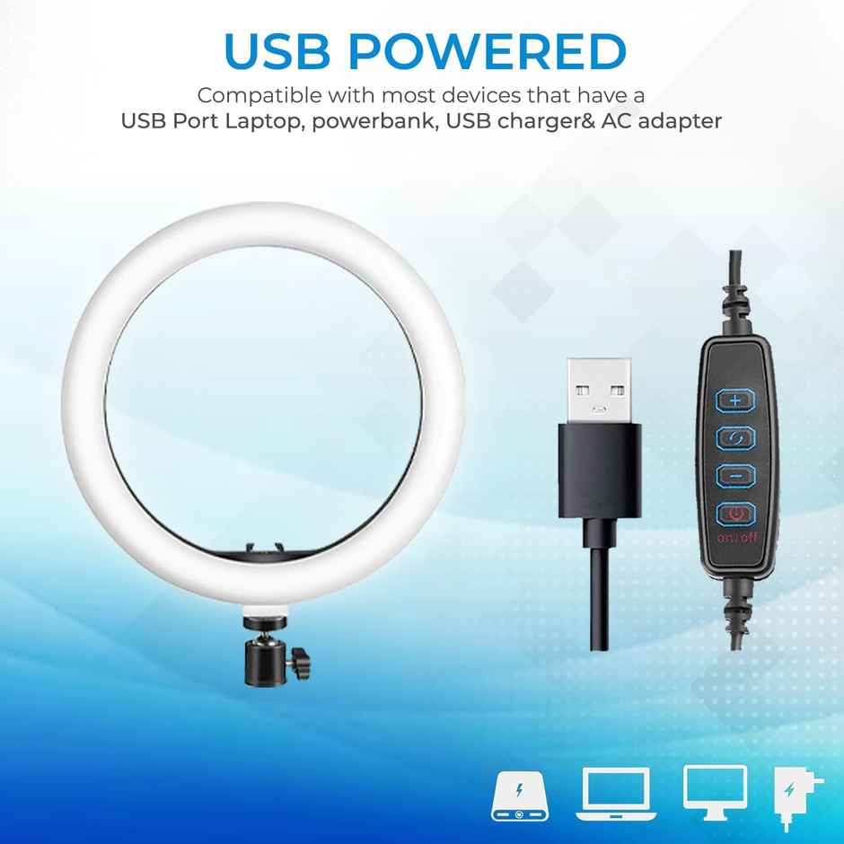 Tygot 12 Inch Ring Light | Without Stand