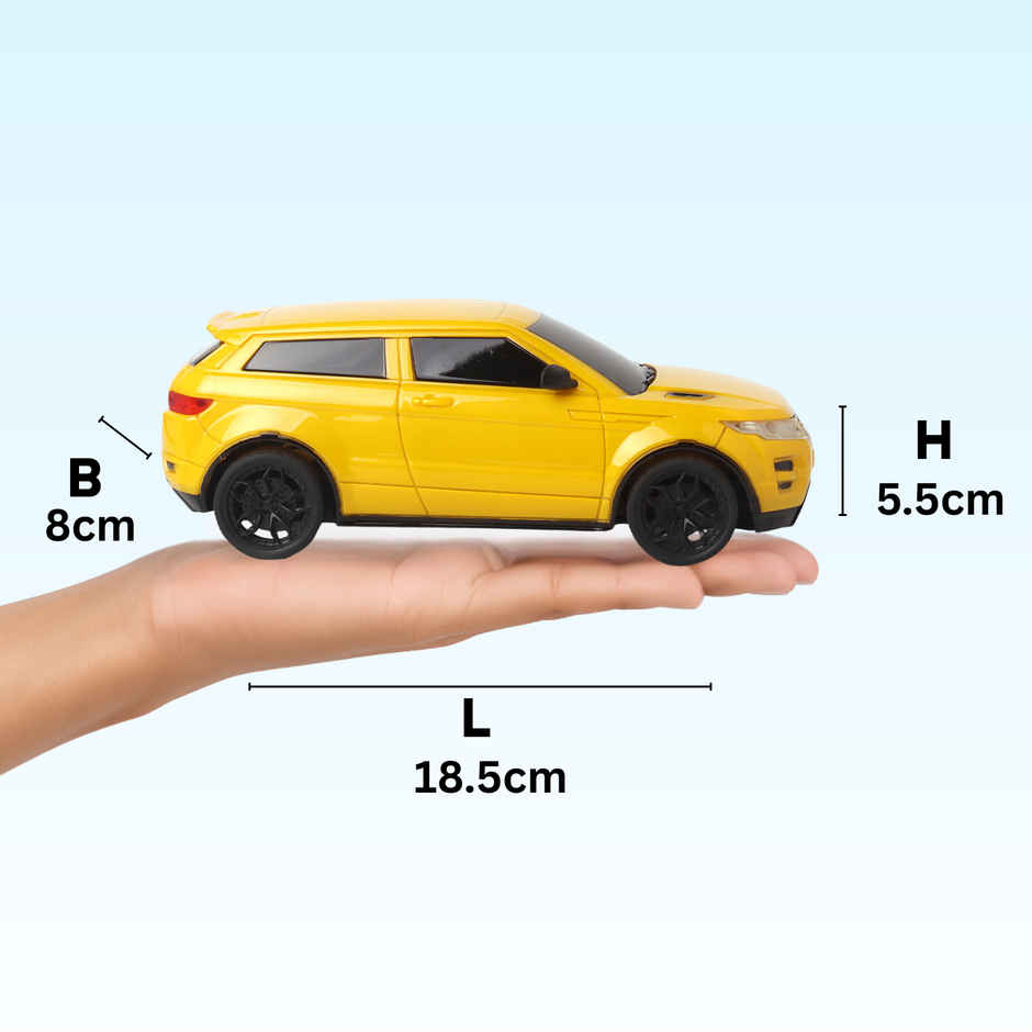 Race N Roll 1:24 Rechargeable Hi Speed Mini Remote Control Car - Rov Yellow