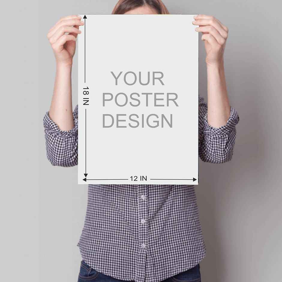 Paper Plane Design Kids Early Learning Educational Poster | Size 12 x 18 Inch | D7