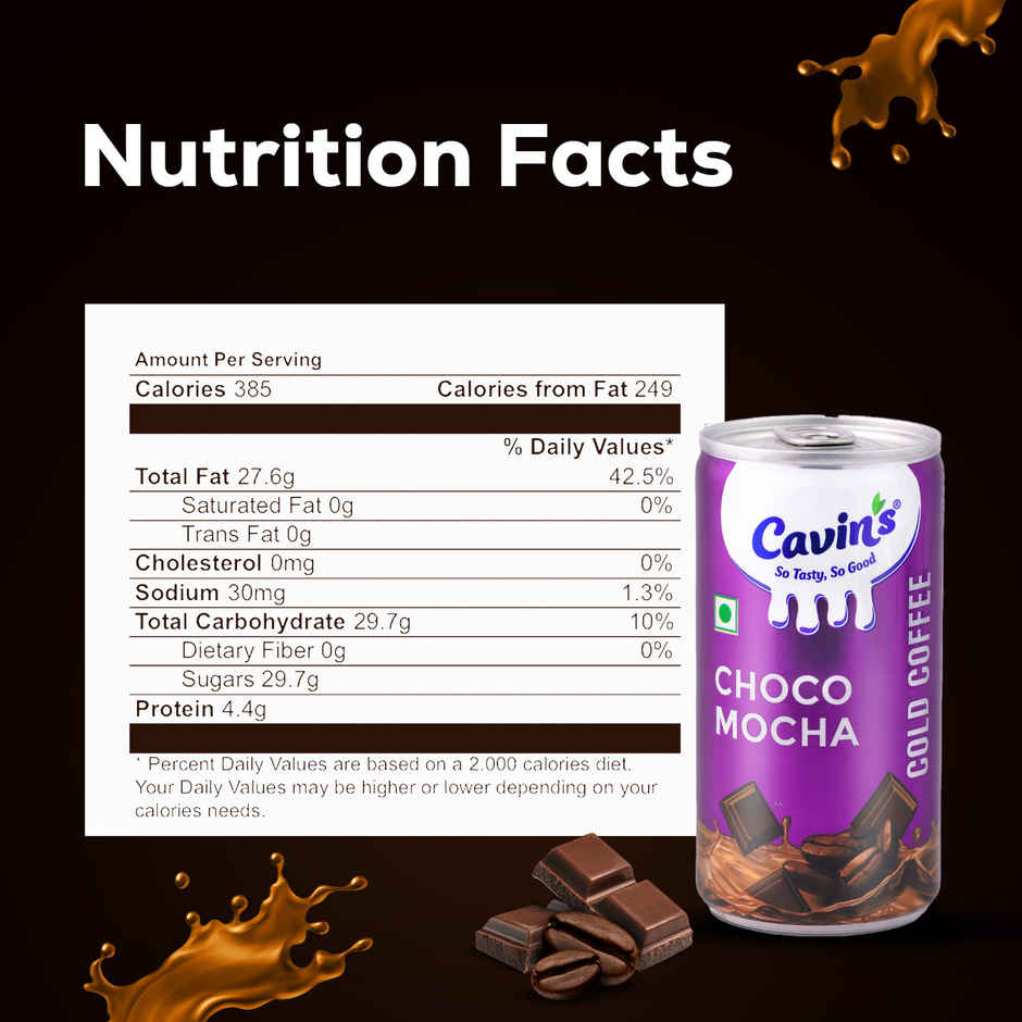 Cavin s Choco Mocha Cold Coffee Combo 