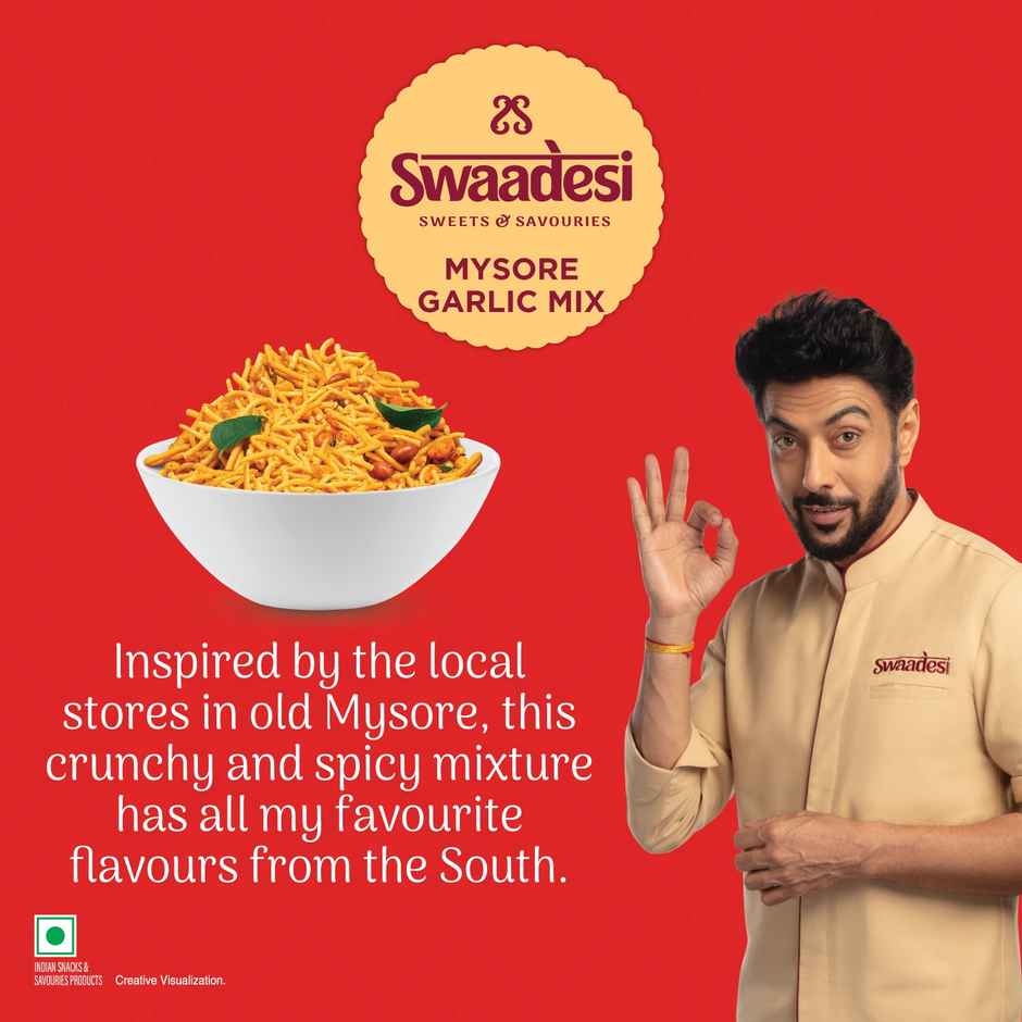 UNIBIC Mysore Garlic Mixture Namkeen | No Palm Oil