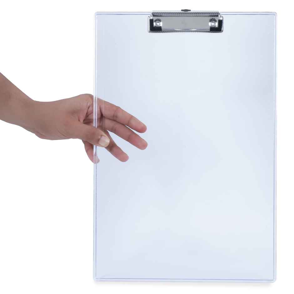 ABK Flexible Transparent Clip Board - A4 Size