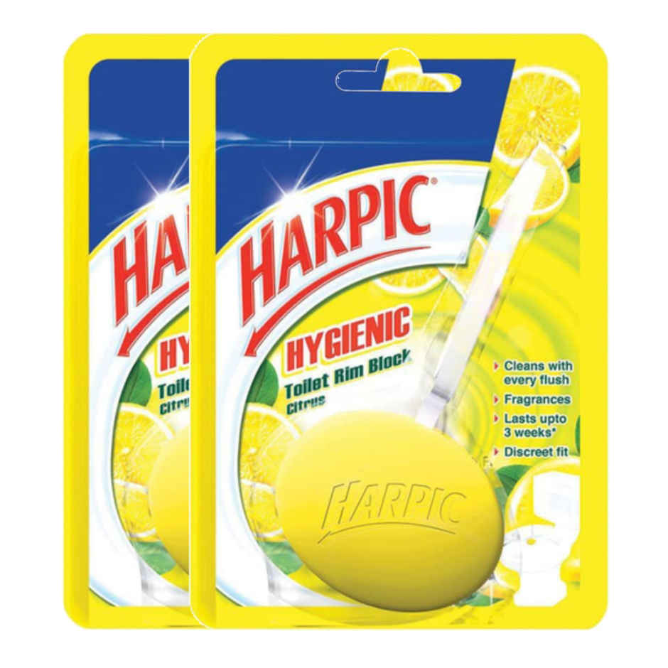 Harpic Citrus Toilet Rim Blocks Combo