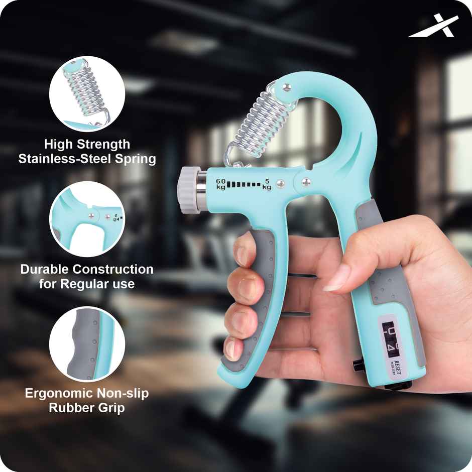 Vector X Hand Grip Strength Trainer With Counter, Hand Grip Strengthener With Counter