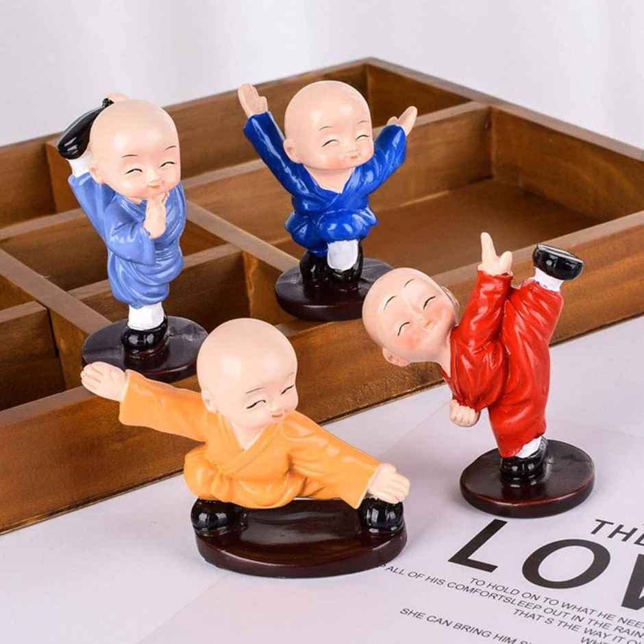Tied Ribbons Miniature Buddha Monks