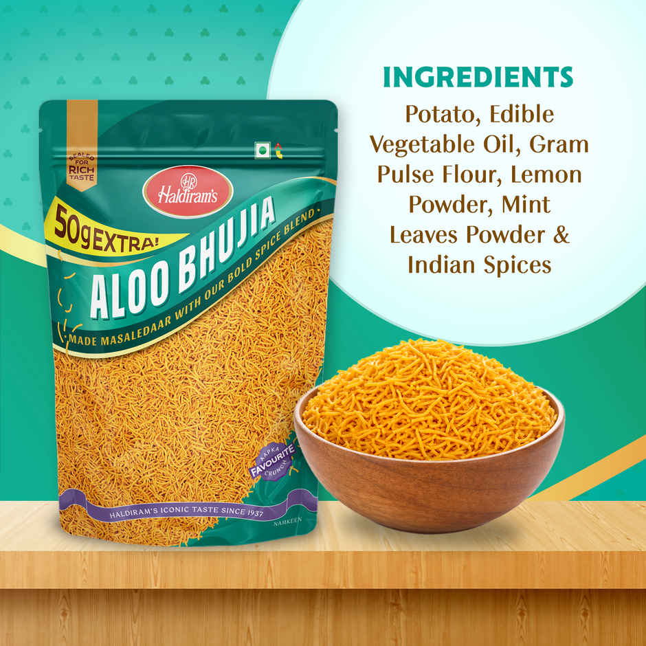 Haldiram's Aloo Bhujia | Crispy Potato Namkeen