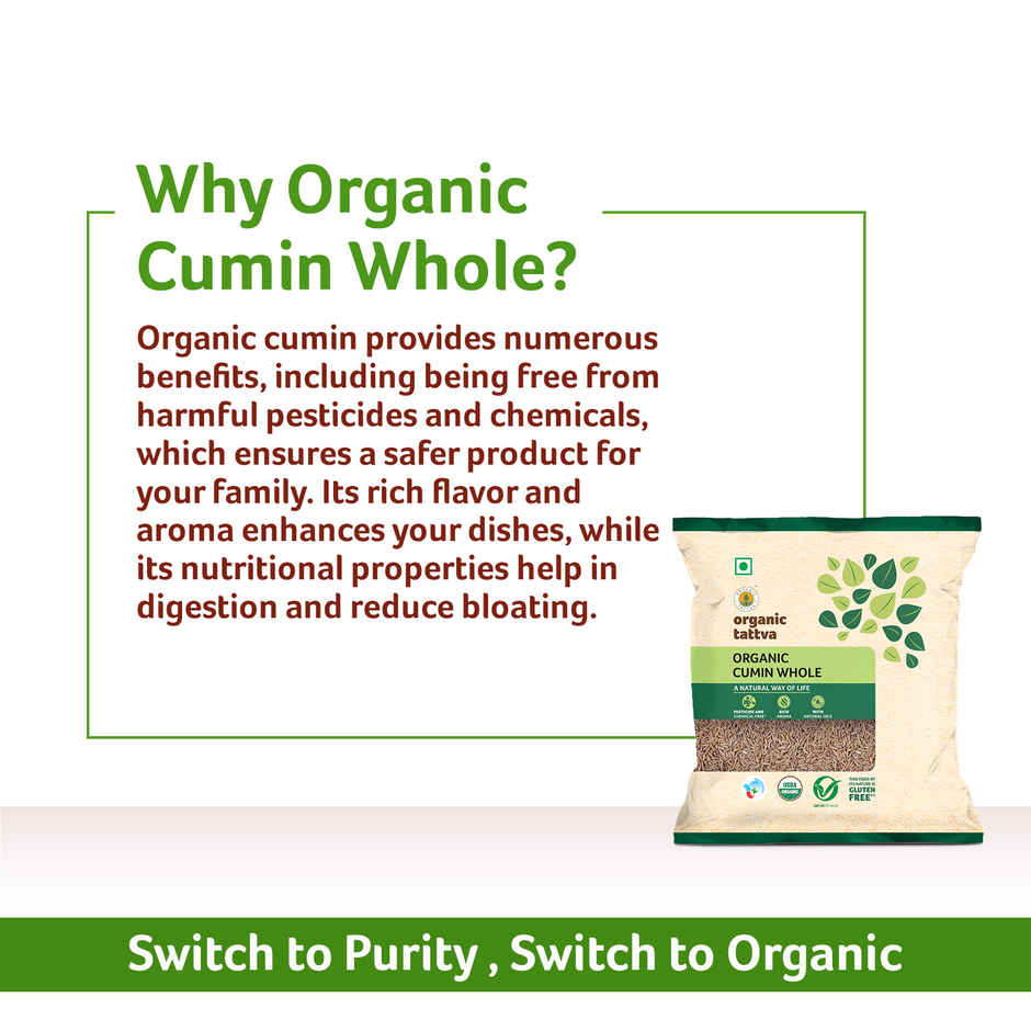 Organic Tattva Cumin Whole