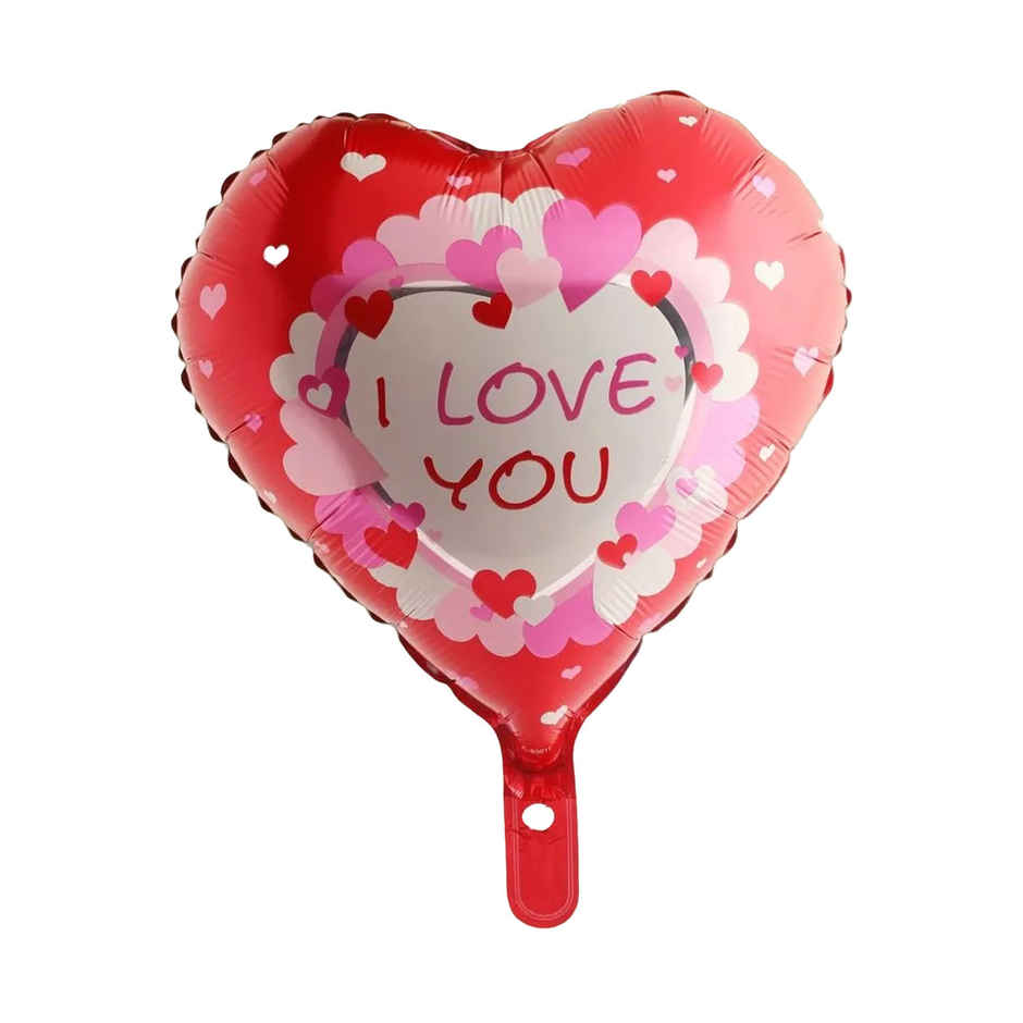 Foil Balloon Heart Shaped (Colour May Vary)