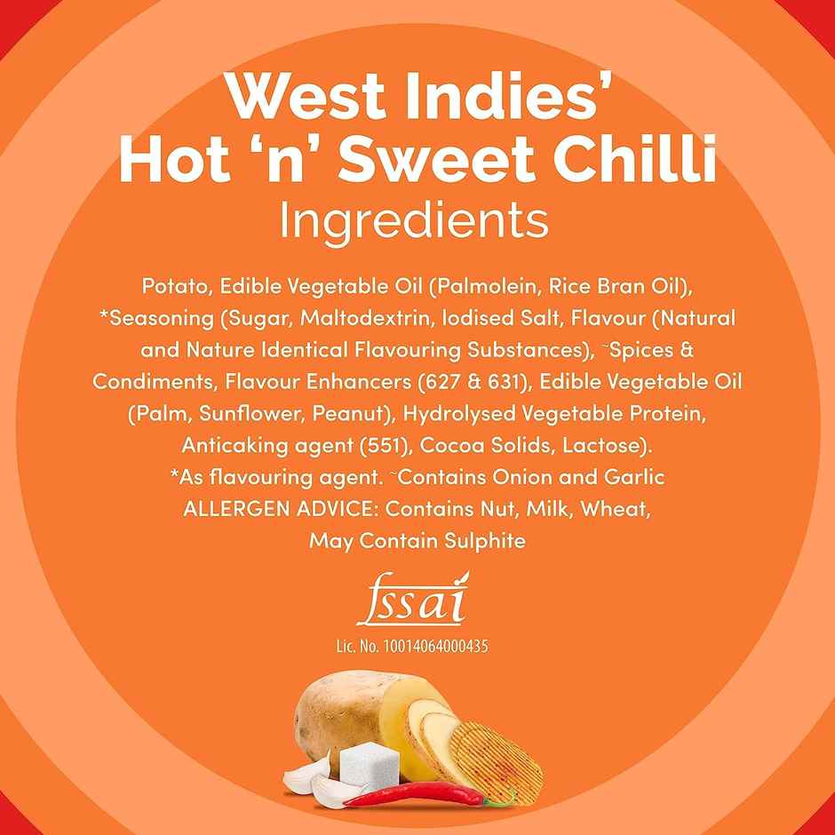 Lay'S West Indies Hot 'N' Sweet Chilli Potato Chips (50g) & Sting Gold Night Fuel Energy Drink (250ml) Combo