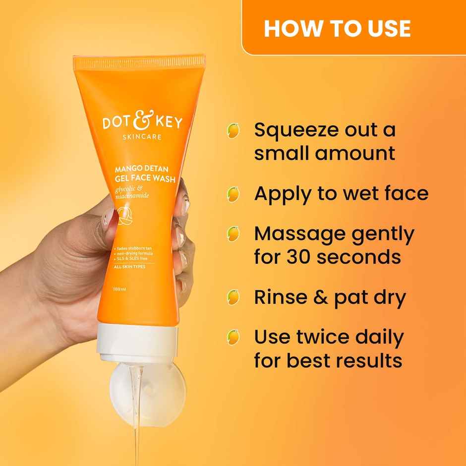 Dot & Key Mango Detan Gel Face Wash