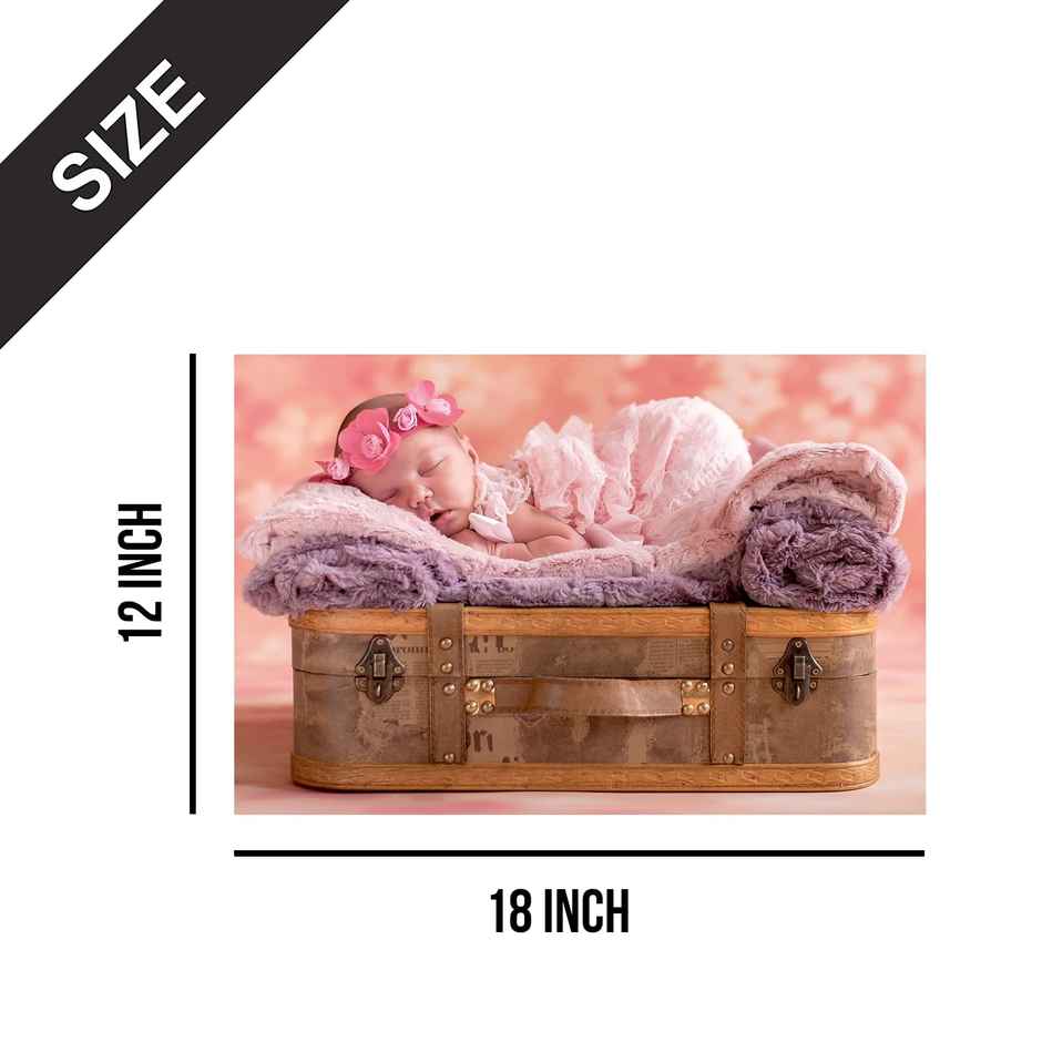 Paper Plane Design New Born Cute Baby Smiling Baby Wall Posters | Set Of 3 | Size 12 x 18 Inch- D60
