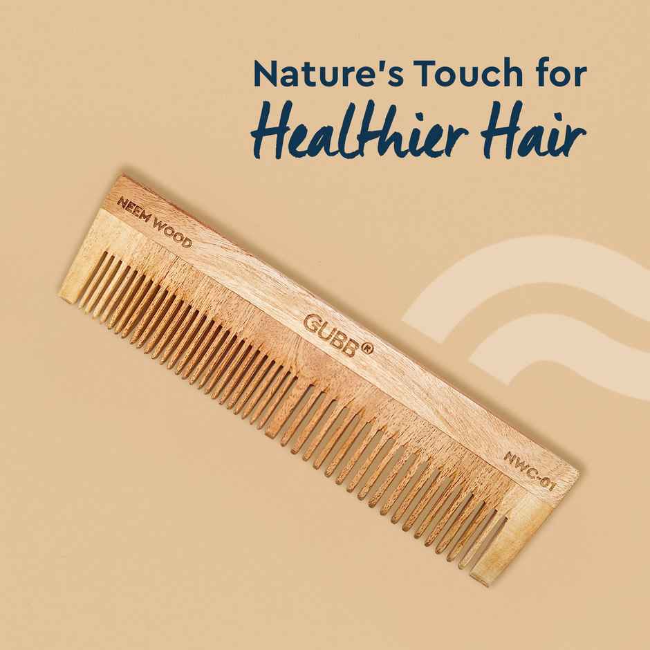 GUBB All Purpose Neem Wood Comb