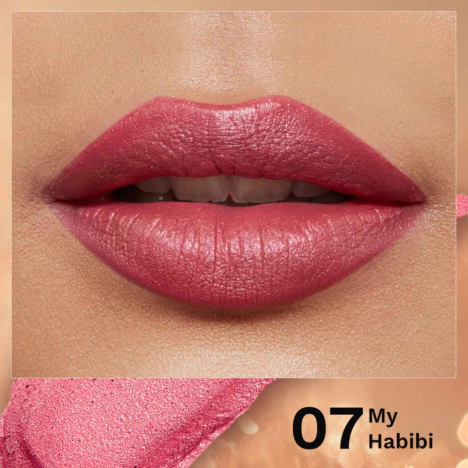Pilgrim Dubai Luxe Lifestyle My Habibi 07 Glitter Lipstick For Women