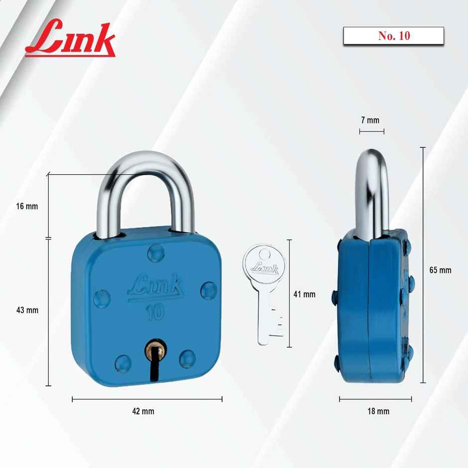 Link Color Lock 41 MM With 2 Keys