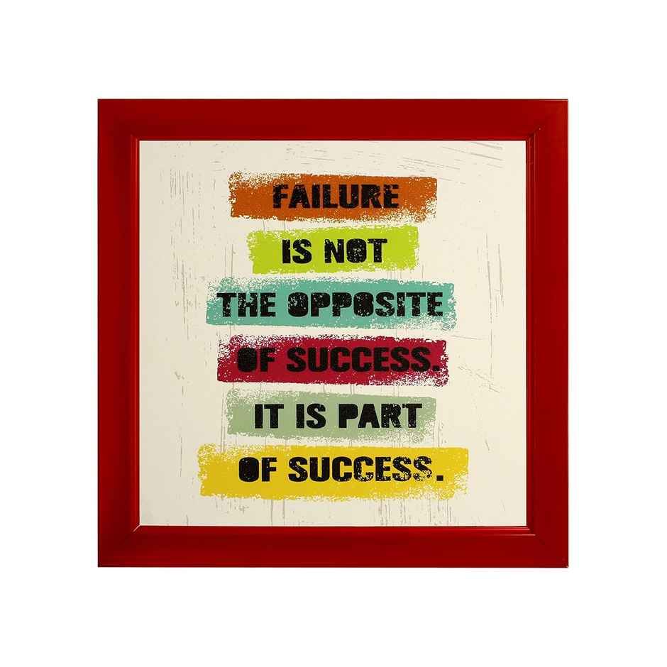 Indianara Set of 4 Framed Multicolored Motivational Quotes Art Wall Hanging Decor