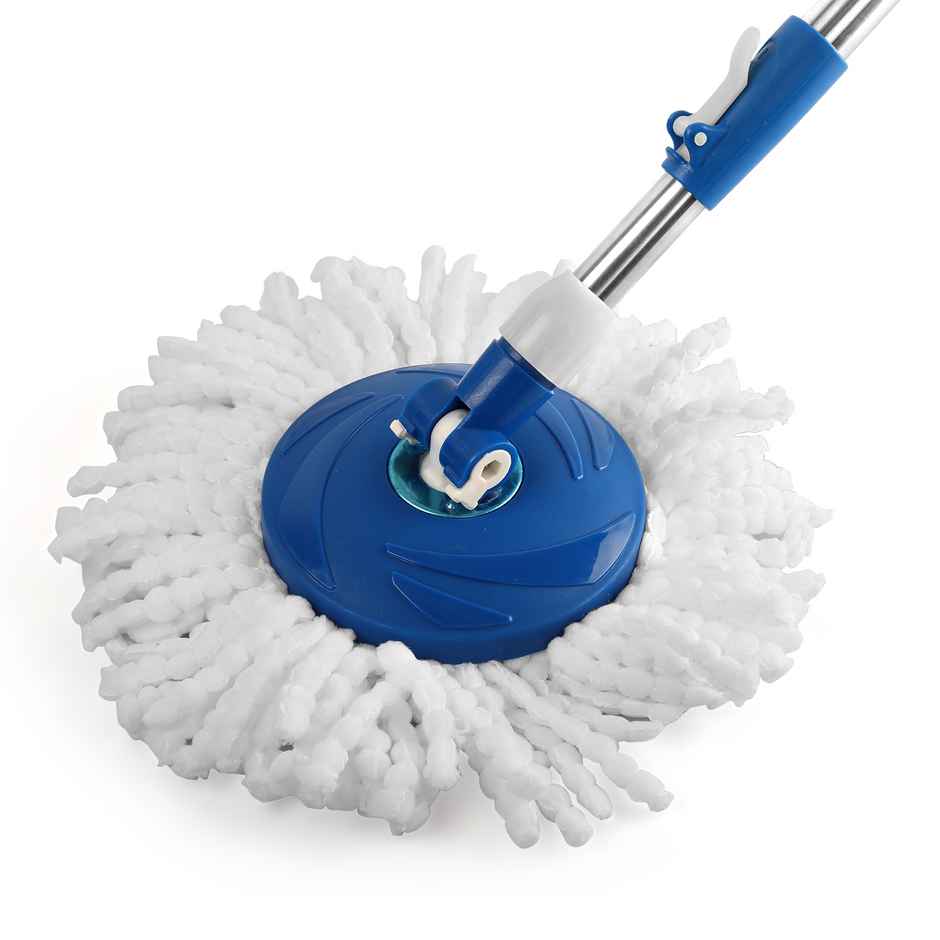 Cello Kleeno Compacto Spin Mop with 2 Refill | Blue
