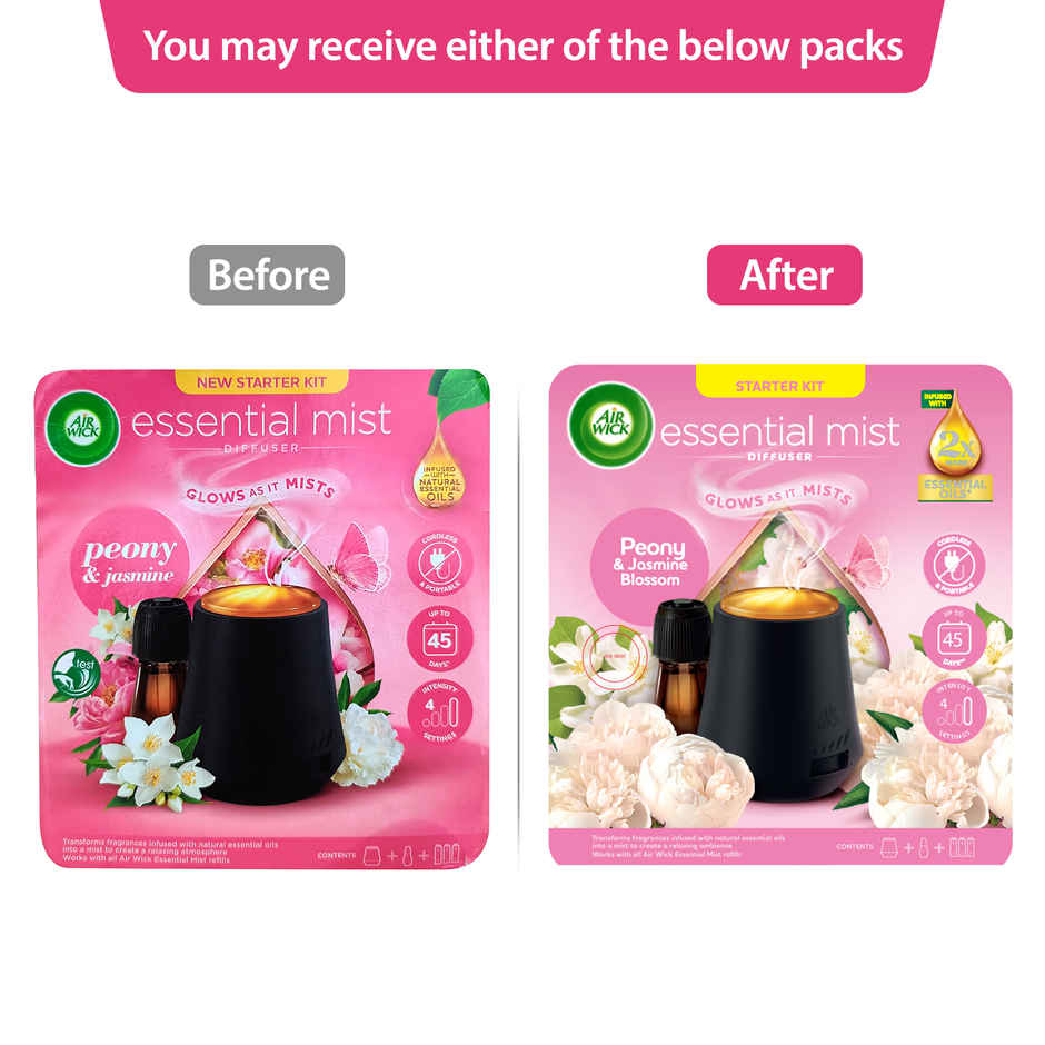 Air Wick Peony & Jasmine Blossom Mist Diffuser Kit
