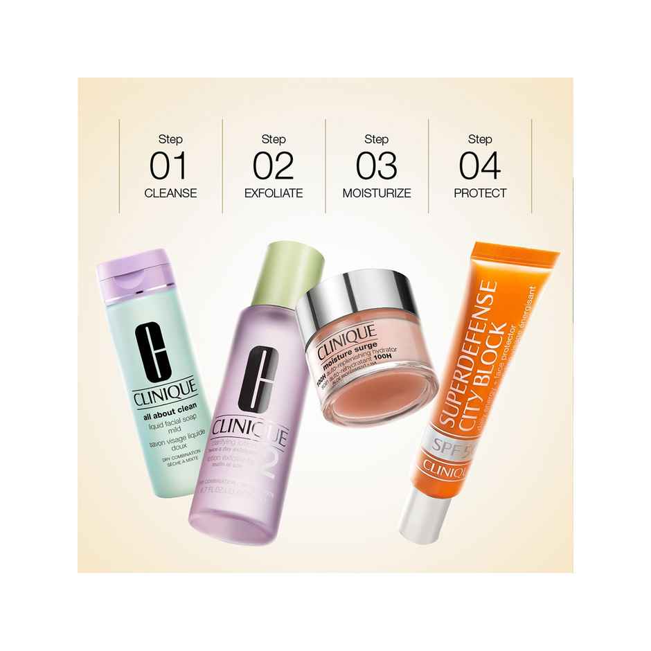 Clinique Superdefense City Block Spf 50 Daily Energy + Face Protector Sunscreen