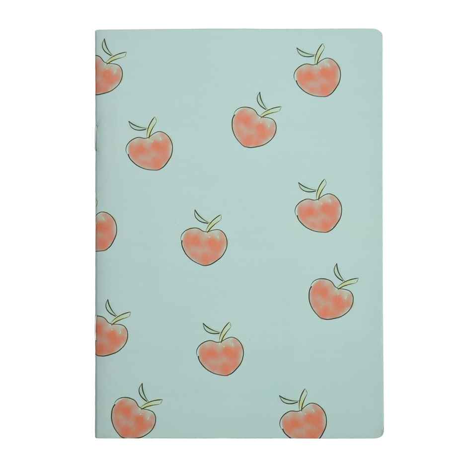 Papboo A5 Unruled Set Of 4 Notebooks, 80 Gsm Paper (240 Pages, 21 x 15 cm, Fruits)