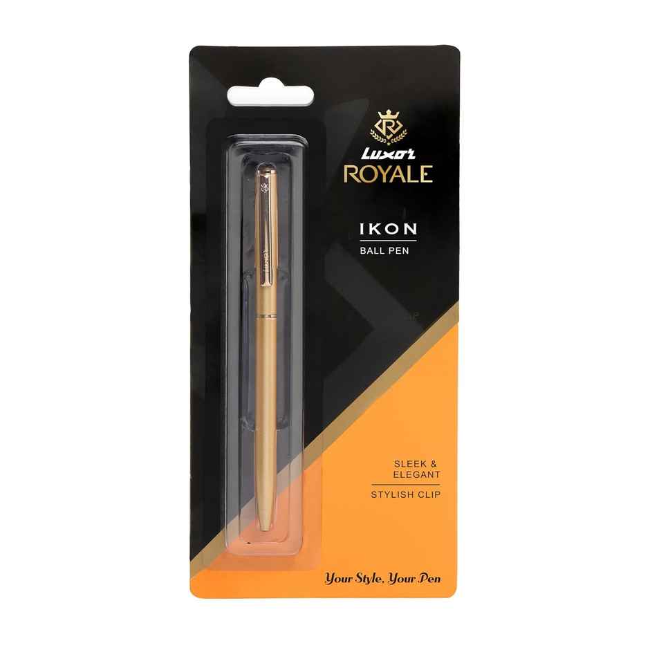 Luxor Ikon Golden Metal Ball pen Gold trim